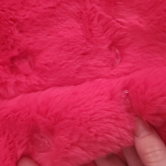 Fashion Nova Vibrant Pink Faux Fur Vest - Picture 2 of 6